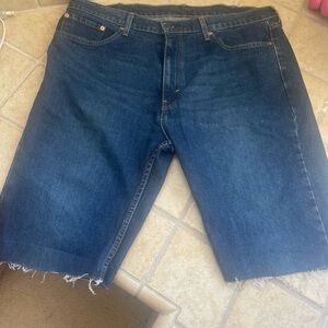 Blue Jean Shorts men levis sz 38